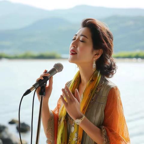 飘飘洒洒的杏花落 唯美了承诺 ‍（声乐四班＂课本里流淌的歌声＂声乐沙龙6纪实）