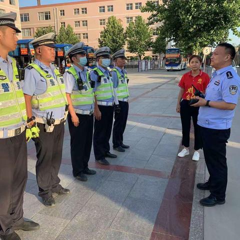 护航中考，高新交警圆满完成保障任务