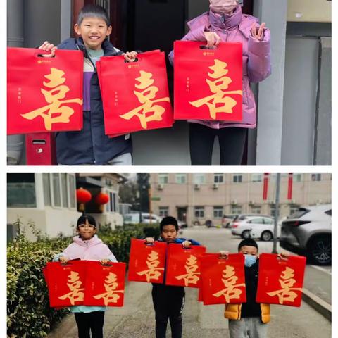 春联、福字、窗花、红包——花园路街道志新村二号院社区新年仪式感拉满，青少年新春送“福”上门 喜迎龙年春节