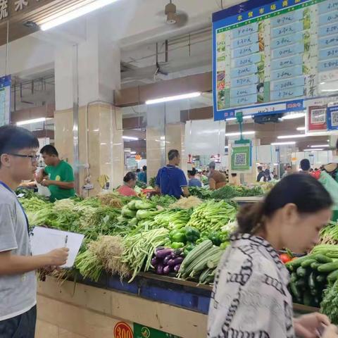 美兰区稳价办台风暴雨期间持续加强农贸市场价格巡查