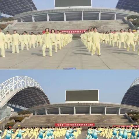 潍坊市“迎新春”2026年老年健身汇展演 ——太极拳与健身气功点亮迎春汇演
