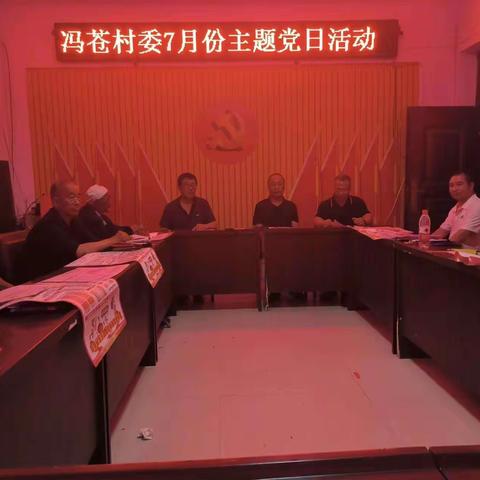 冯苍村委开展6、7月主题党日活动相片