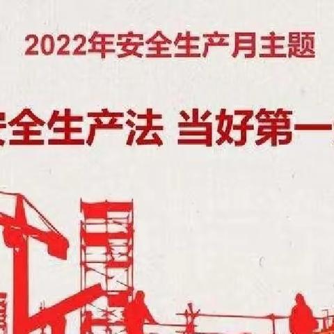 遵守安全生产法，当好第一责任人。——丁丁幼儿园《安全生产月》主题活动