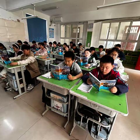 阅读越快乐，阅读伴成长——濮阳县城关镇龙星小学五年级