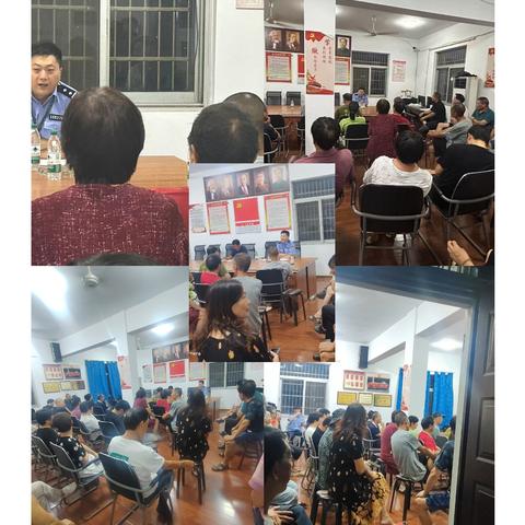 社区安全防线：网格员与派出所的反诈宣传行动