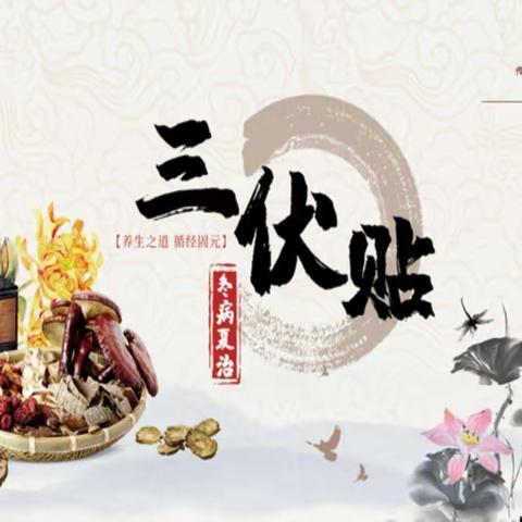 冬病夏治三伏贴驿道中医诊所免费贴敷活动火热报名中……🔥