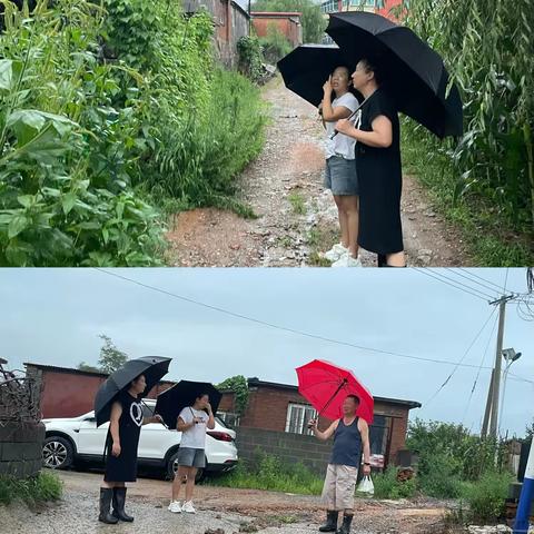 明华社区坚守防汛第一线