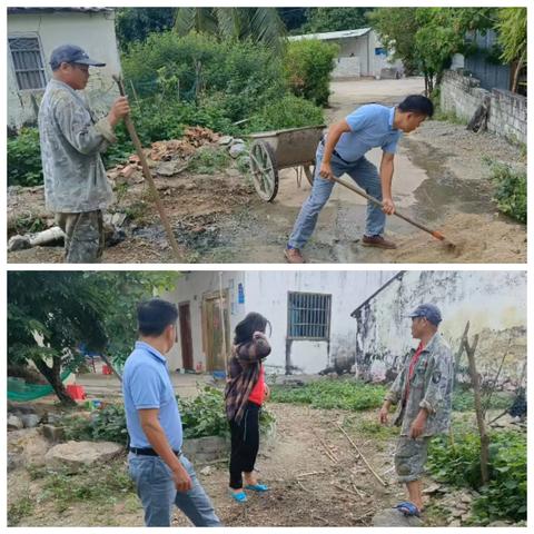 党员志愿活动——大田村深入开展冬季爱国卫生运动