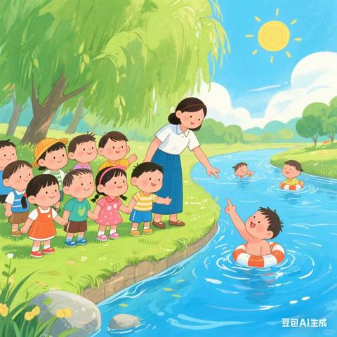 守护童年，安全同行——德城区第一幼儿园南龙园安全教育宣传