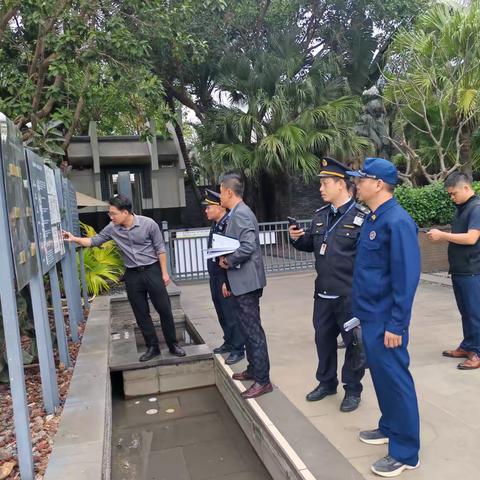 县旅文局牵头开展旅游市场安全联合检查。