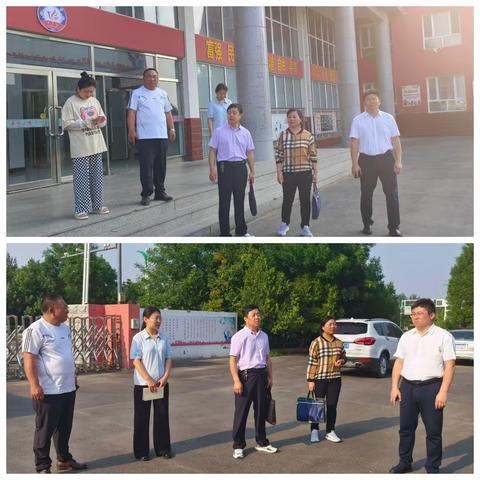 教体局王明义书记一行三人深入库伦小学调研纪实