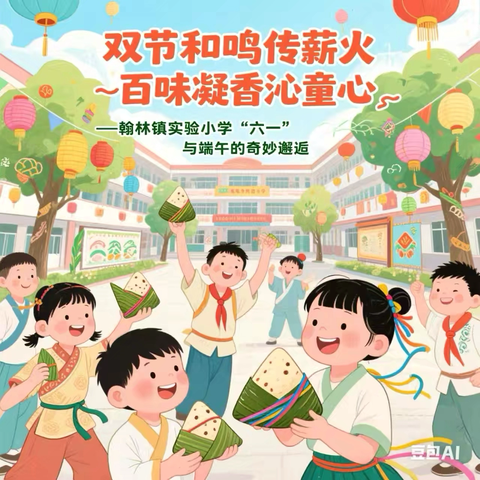 【榕林德育】双节和鸣传薪火 百味凝香沁童心——翰林镇实验小学“六一”与端午的奇妙邂逅