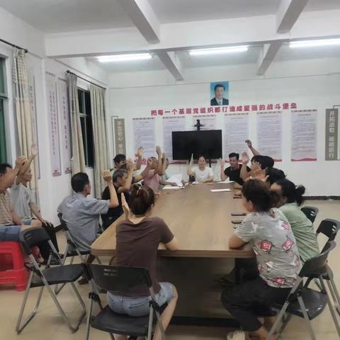 大田镇乐妹村召开2024年第二季度基层协商民主议事会议