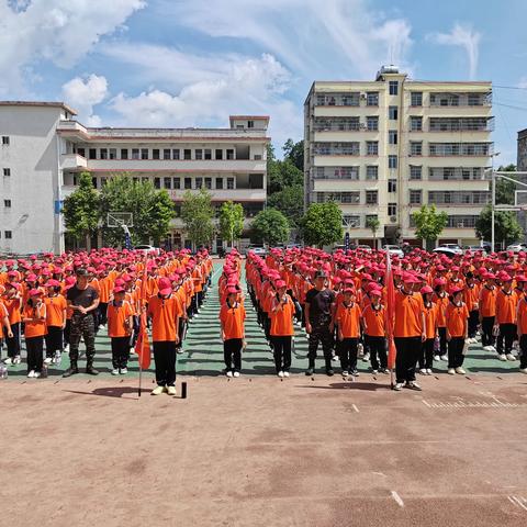 古城镇初级中学新生军训——消防演练篇