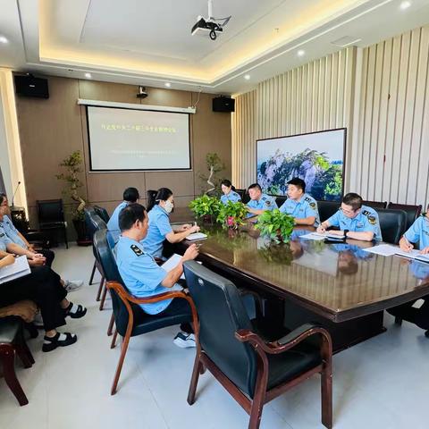 千山风景名胜区分局传达学习贯彻市局干部大会会议精神