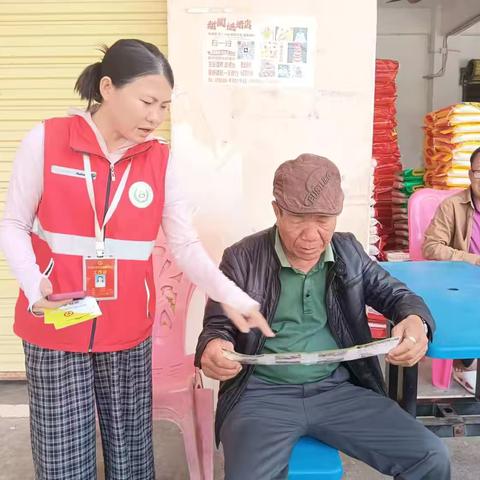 三家镇网格员开展“护路护线”安全宣传