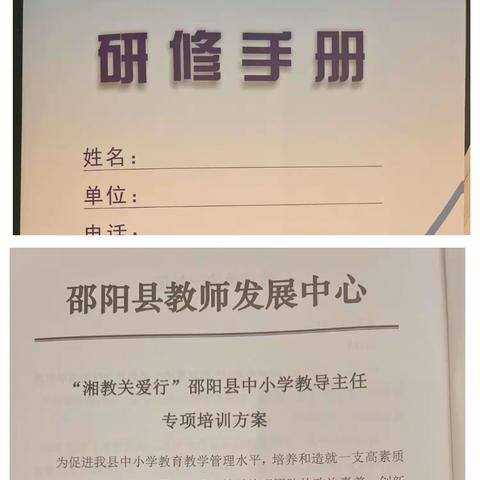 专家引领，聚力前行——“湘教关爱行”邵阳县中小学教导主任专项培训