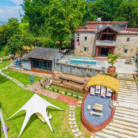 广州从化「不言居」民宿，15房25床，山野团建天花板，氛围感拉满！