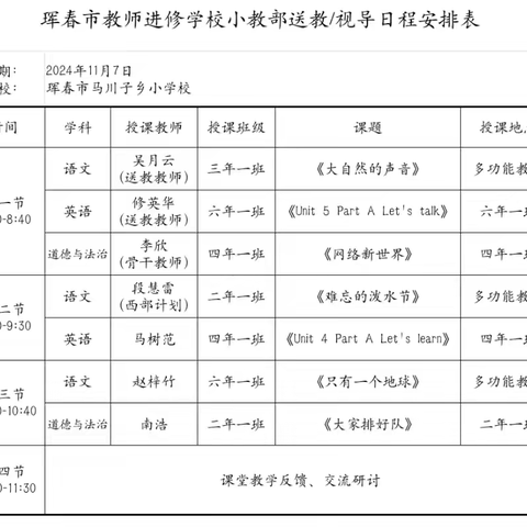 以“视”促教聚合力 以“导”致远助成长 ——绿园区教师进修学校综合教研中心莅临红民小学调研指导暨心理健康团队送教下乡活动