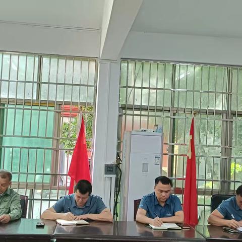 水满管理站5月份工作例会