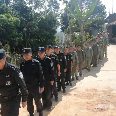 “守护雨林，共建绿色”——水满管理站联合森林公安开展清山行动