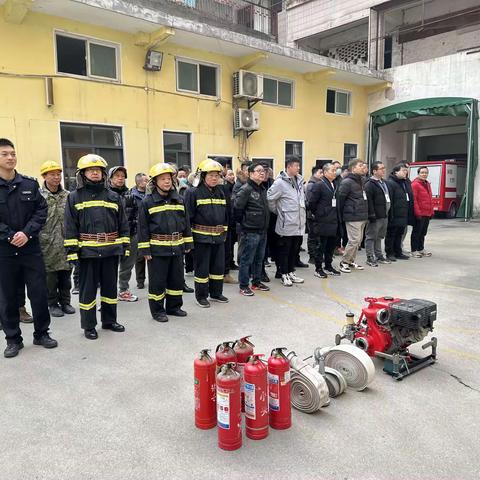 小夹社区平安建设系列活动---消防安全大比武  筑牢消防安全“防火墙”
