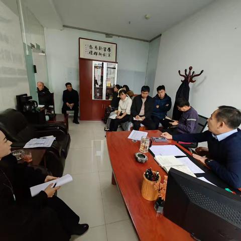 宝塔区农机技术推广服务中心党支部传达学习区委二十一届九次全会精神