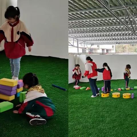 世纪花园小区幼儿园游戏案例《小小建筑师》