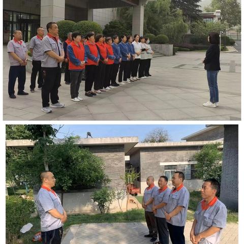 世合物业陕西省工人疗养院管理处 未雨绸缪清理下水口消除安全隐患