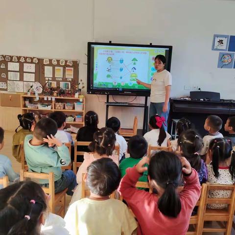 快乐玩数学，开心每一天—古山河幼儿园中二班延时服务学期汇报