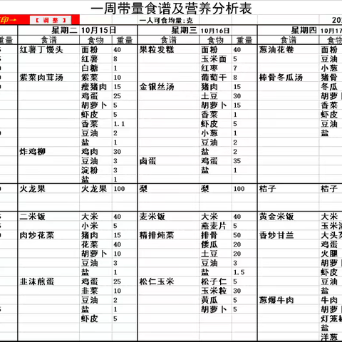 塔河县幼儿园一周美食分享