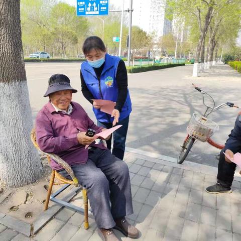 锦水园社区开展扫黑除恶宣传活动