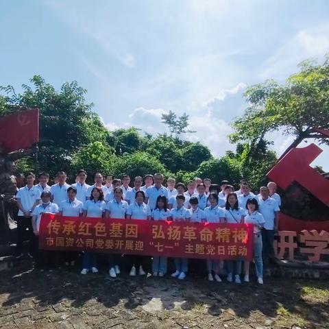 市国资公司党委开展“传承红色基因，弘扬革命精神”迎“七一”主题党日活动