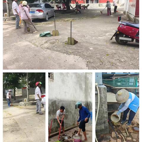 高堂村委会开展人居环境整治工作