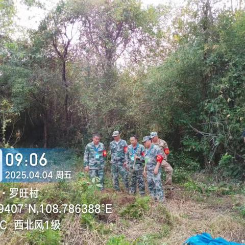 大田公益林管护站清明期间开展森林防火巡查