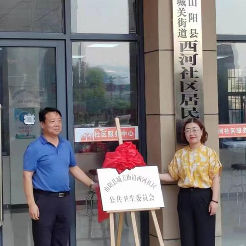 山阳县举行244个村（居）民委员会公共卫生委员会授牌仪式