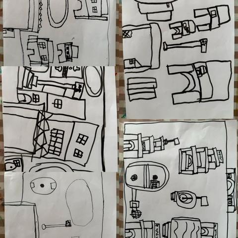 【三幼】大三班建构区持续观察案例——《我心目中的小学》