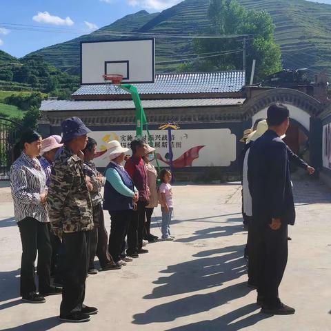 王旗镇草场门村开展防汛应急演练工作