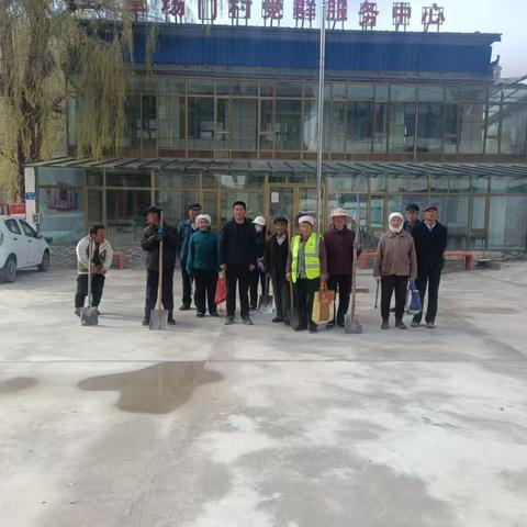 王旗镇草场门村开展环境卫生整治