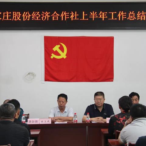 【党建引领】林家庄股份经济合作社上半年工作总结大会暨林家庄置业、旅游股份合作社理事会推选大会顺利召开