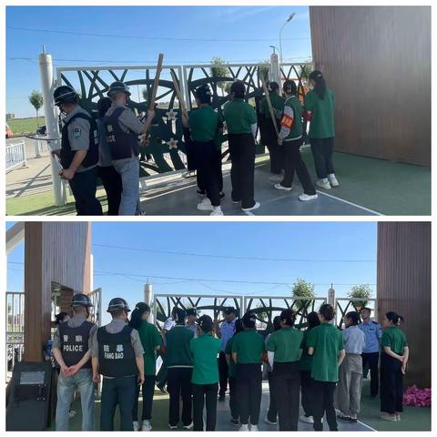 实战演练·防患未然 衡山路社区开展幼儿园反恐防暴演练