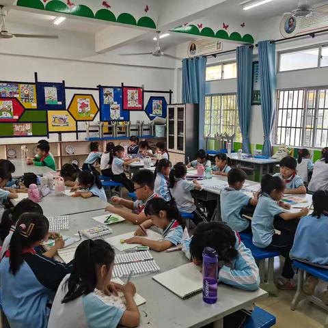 2024年春《七彩童画》课后服务课总结。