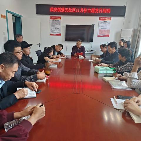 紫光社区11月份主题党日活动