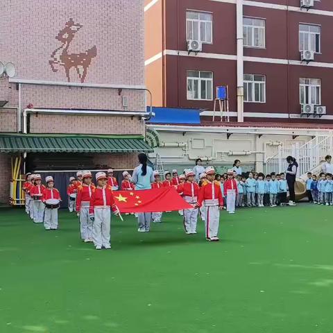 大五班升旗仪式