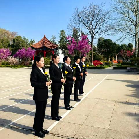 清明祭英烈 缅怀革命先辈—邯郸市肥乡区第三幼儿园清明节扫墓活动