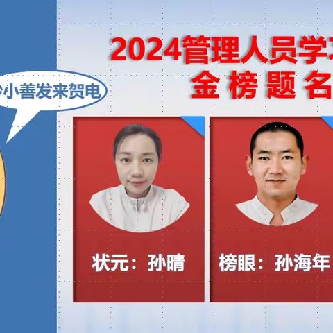 “扬帆起航 聚力同行”2024营销体系管理团队学习标兵颁奖活动