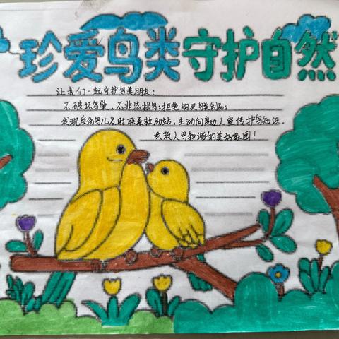 康垦学校开展“守护蓝天精灵，共筑生态家园”主题宣传活动