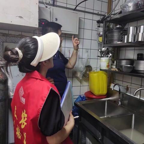 道里区工农街道美晨社区开展《安全生产排查行动》