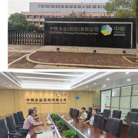 集装箱联运分公司开展中粮米业客户走访洽谈