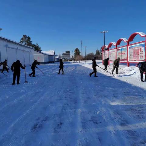 清雪保畅通  行动暖人心